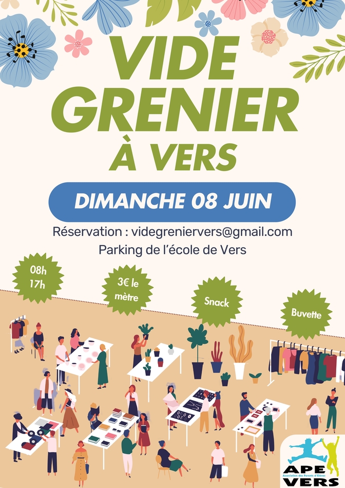 Vide-grenier VERS - Dimanche 8 juin